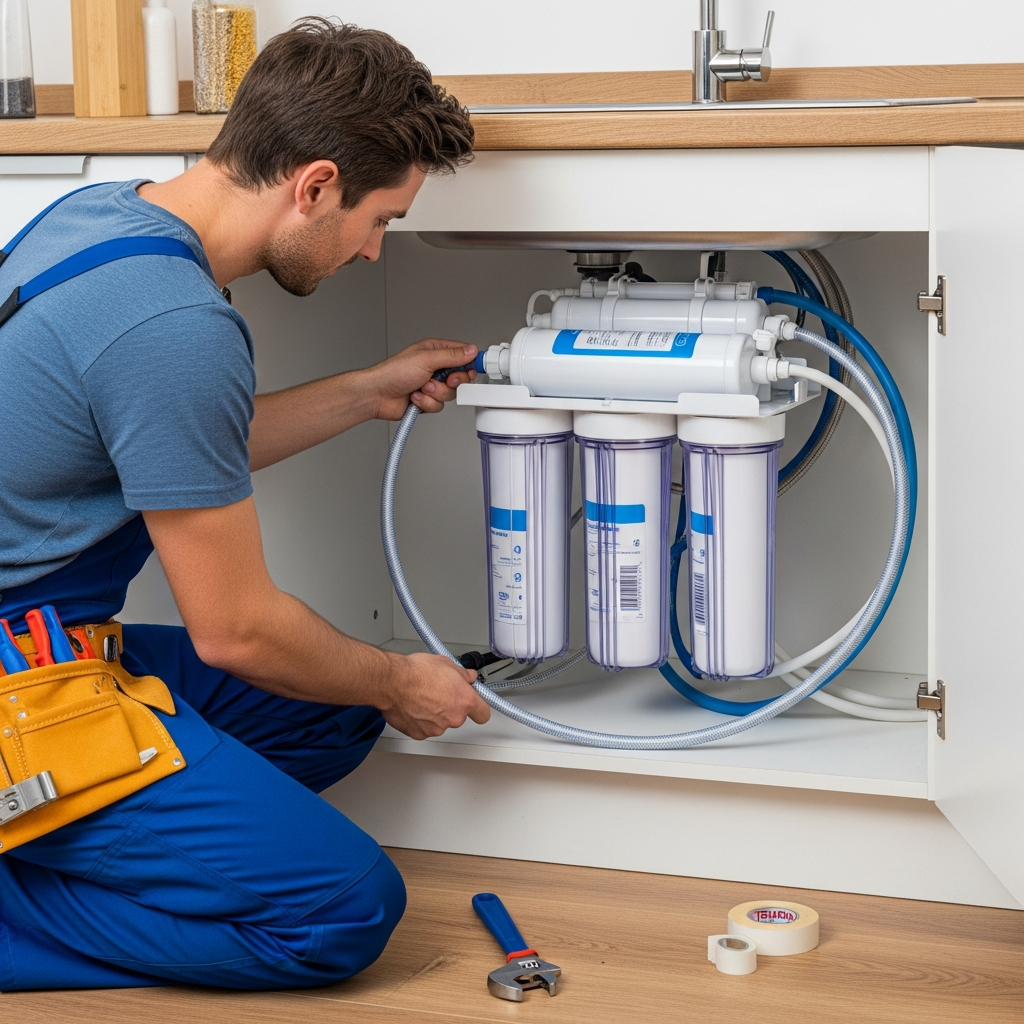 تركيب فلاتر مياه وسخانات